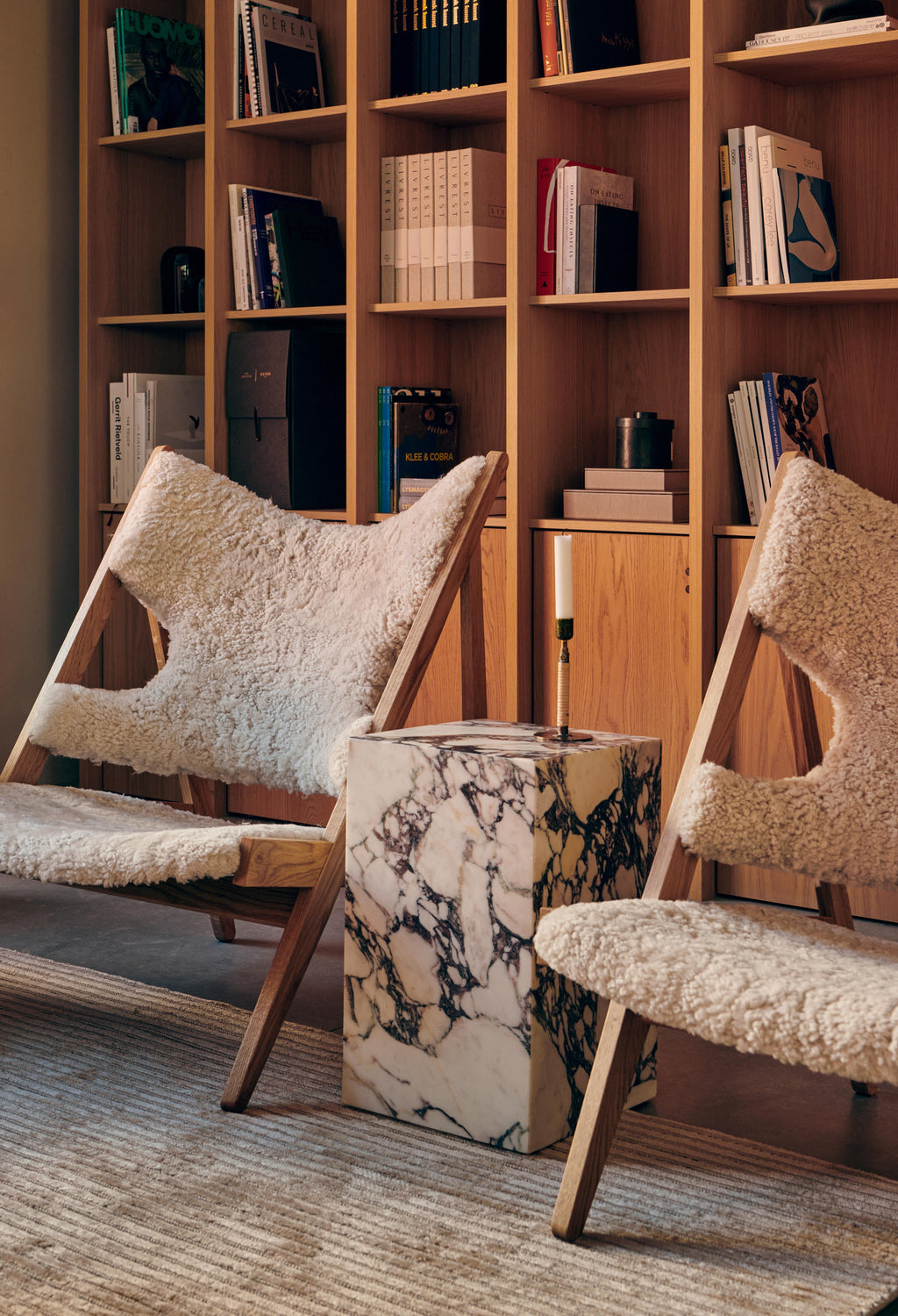 Homio Decor Alpina Sheepskin Armchair