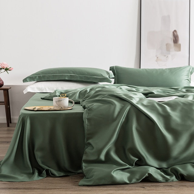 Elegant Silk Bedding Set - Homio Decor