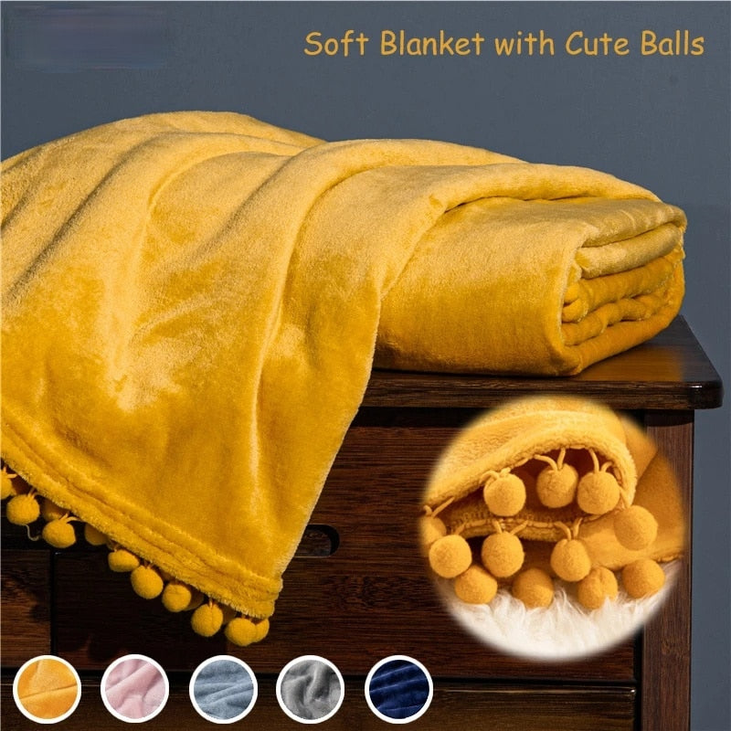Elegant Flannel Blanket - Homio Decor