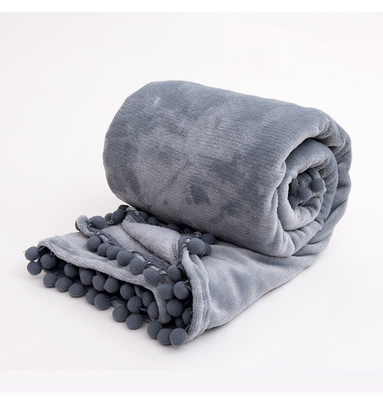 Elegant Flannel Blanket - Homio Decor
