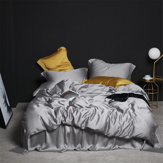 Luxury Silk Bedding Set - Homio Decor