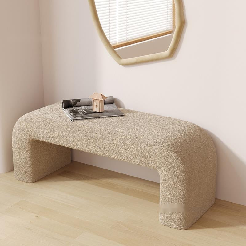 Japandi Style Teddy Bench - Homio Decor