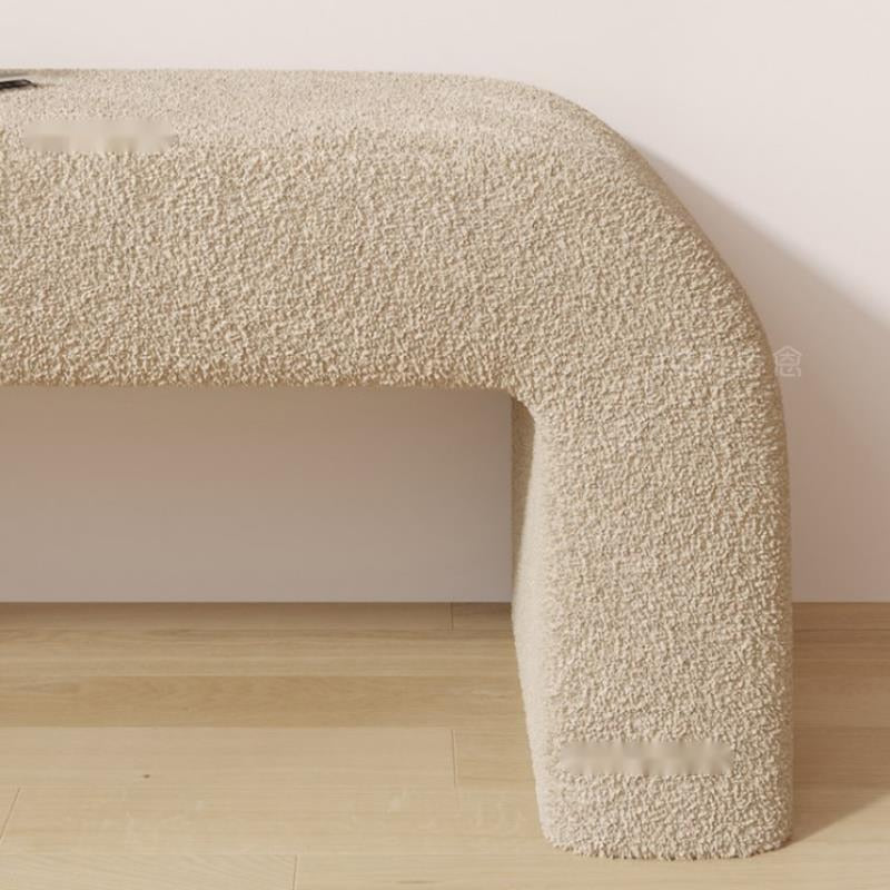 Japandi Style Teddy Bench - Homio Decor
