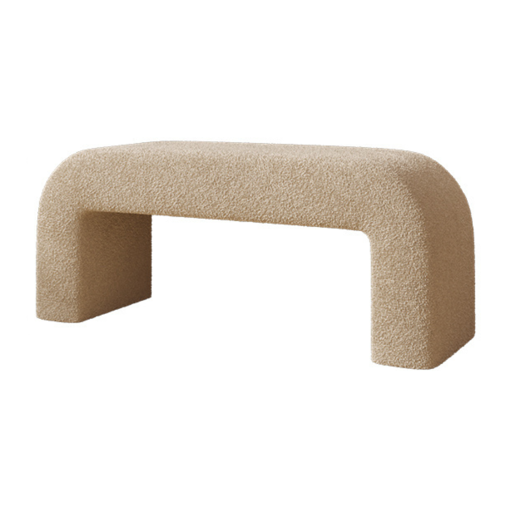 Japandi Style Teddy Bench - Homio Decor