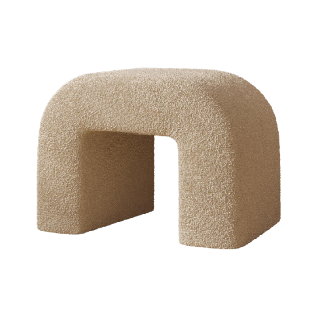 Japandi Style Teddy Bench - Homio Decor