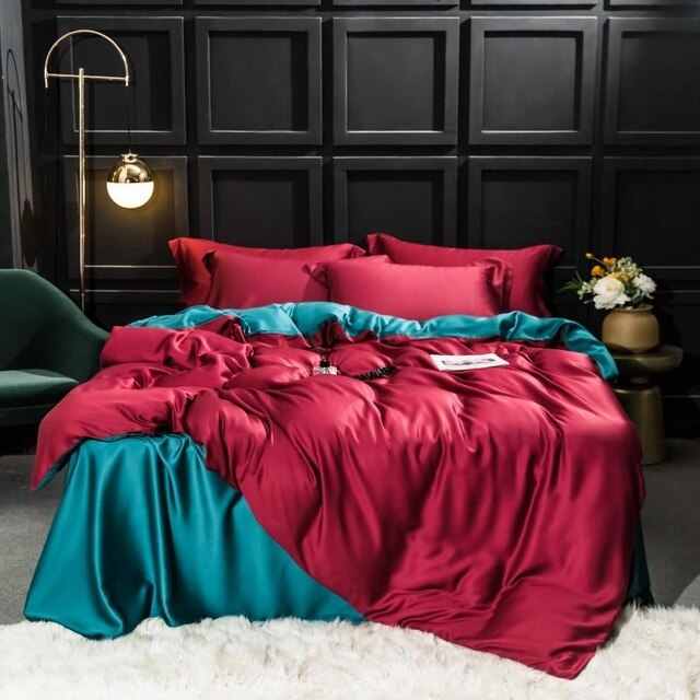 All Season Silk Bedding Set - Homio Decor
