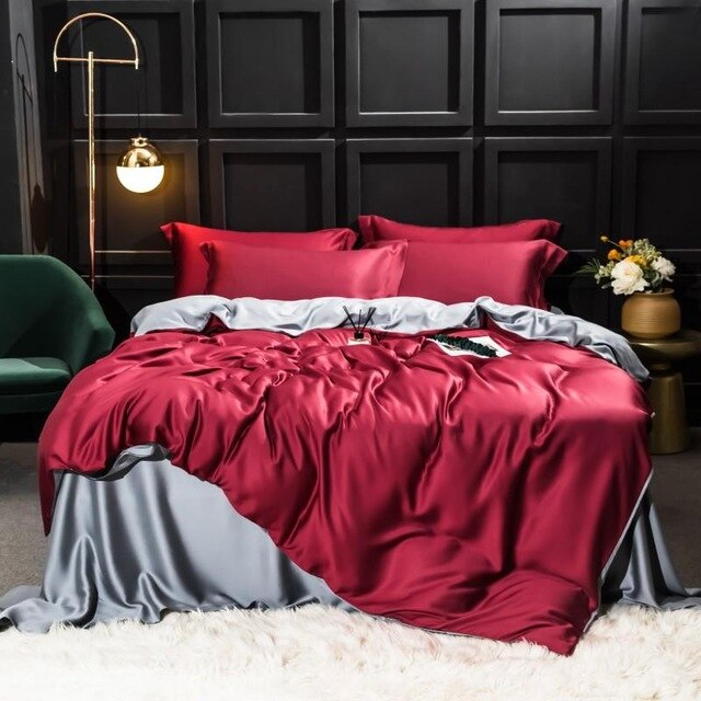 All Season Silk Bedding Set - Homio Decor