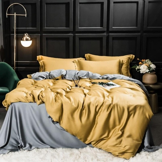All Season Silk Bedding Set - Homio Decor