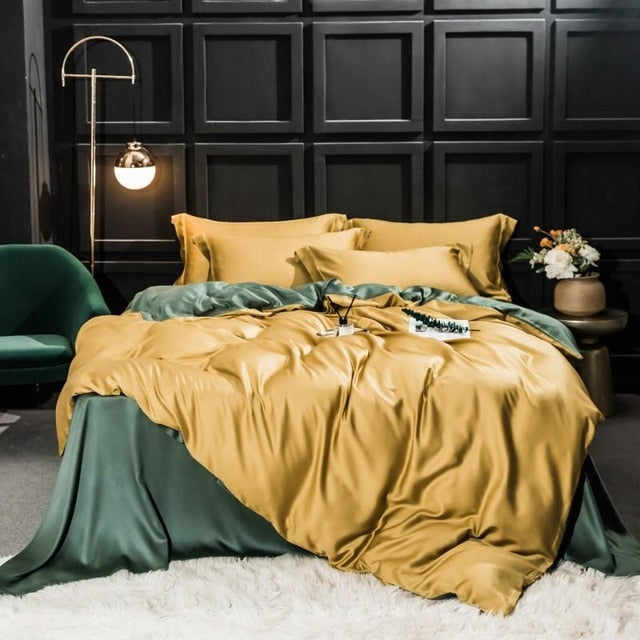 All Season Silk Bedding Set - Homio Decor