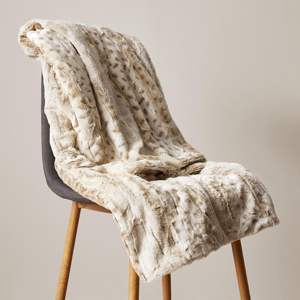 Leopard Pattern Fur Blanket - Homio Decor