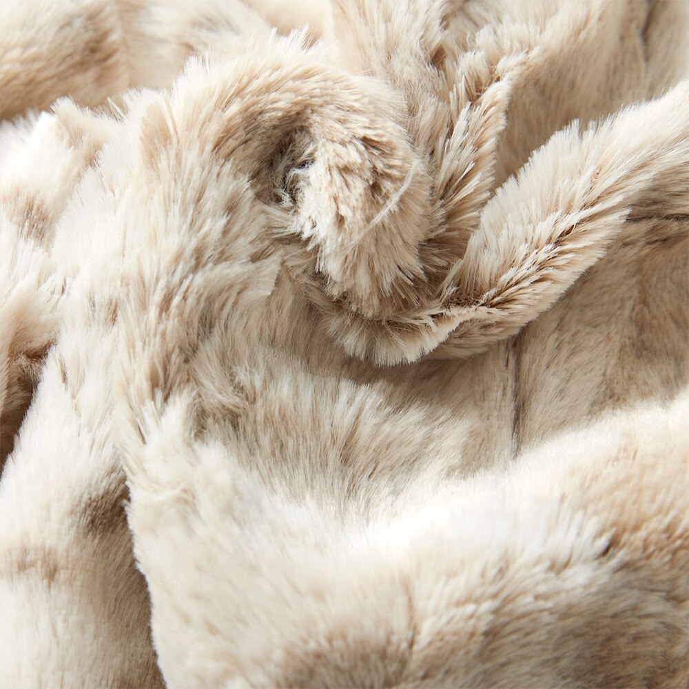 Leopard Pattern Fur Blanket - Homio Decor