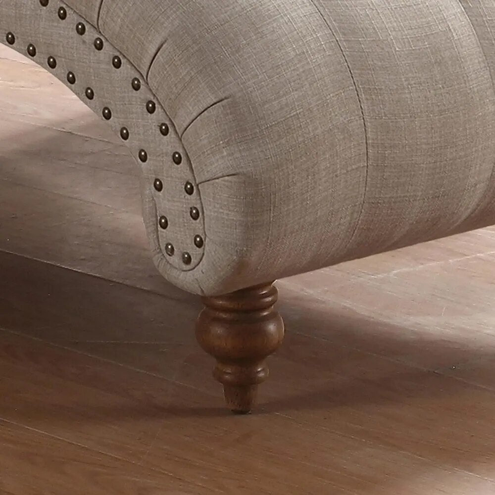 Upholstered Lounge Chair with Toss Pillow - Homio Decor
