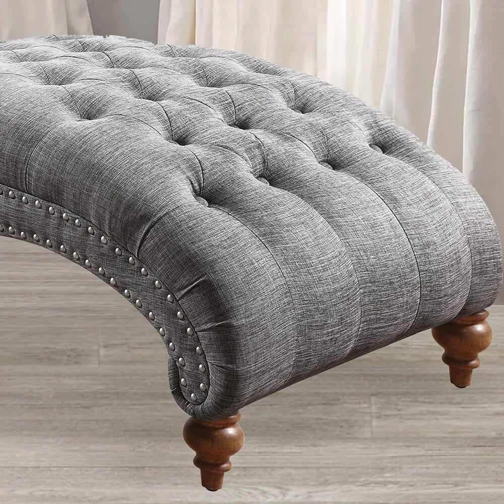 Upholstered Lounge Chair with Toss Pillow - Homio Decor