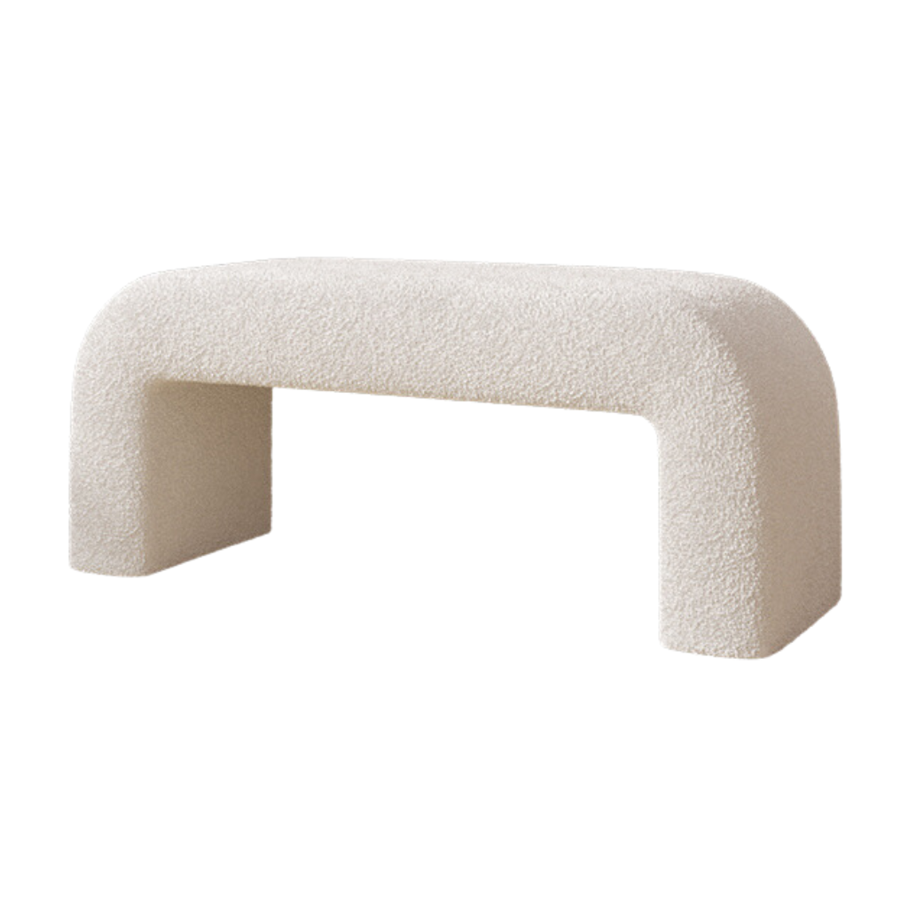 Japandi Style Teddy Bench - Homio Decor