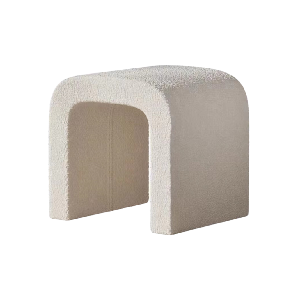 Japandi Style Teddy Bench - Homio Decor