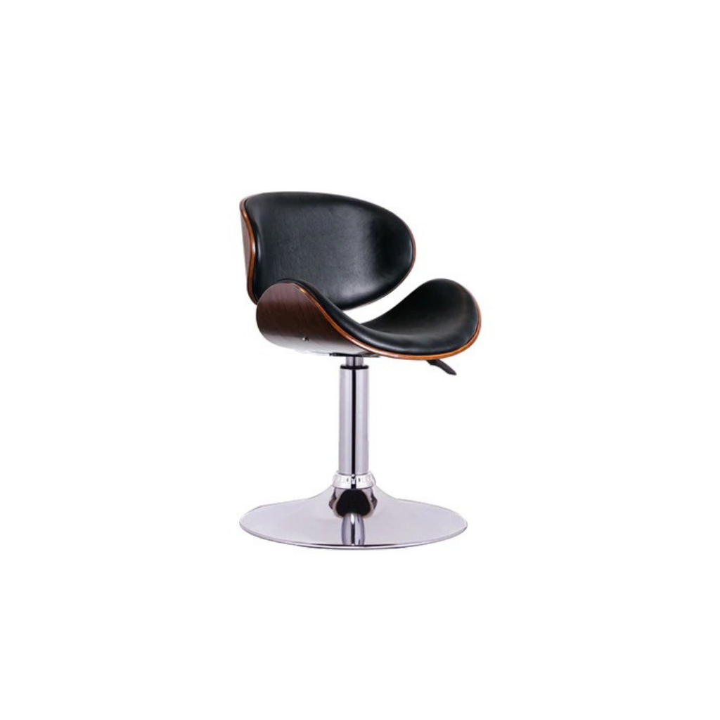 Classic Leather Bar Stool - Homio Decor
