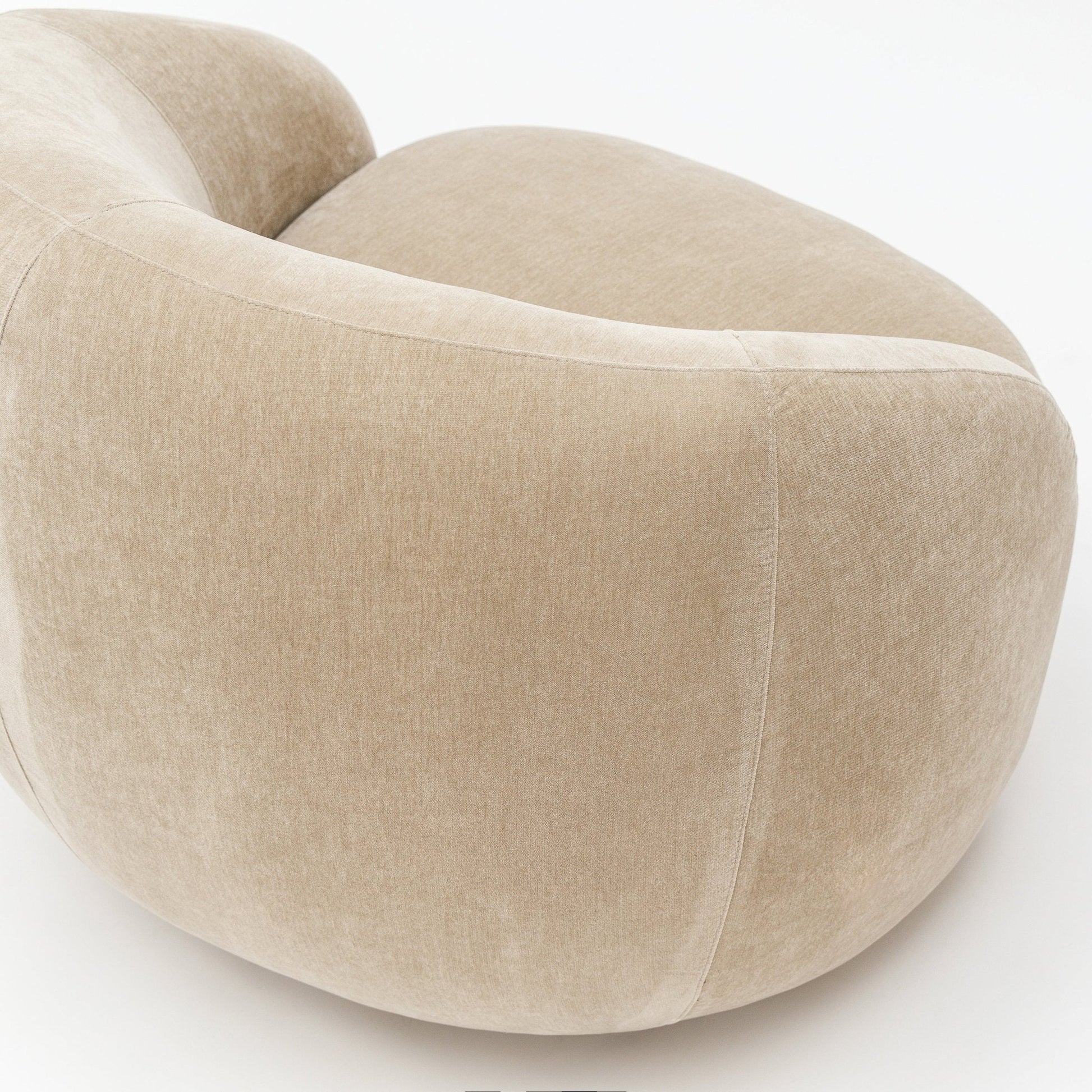 Homio Decor Boucle Curved Chair