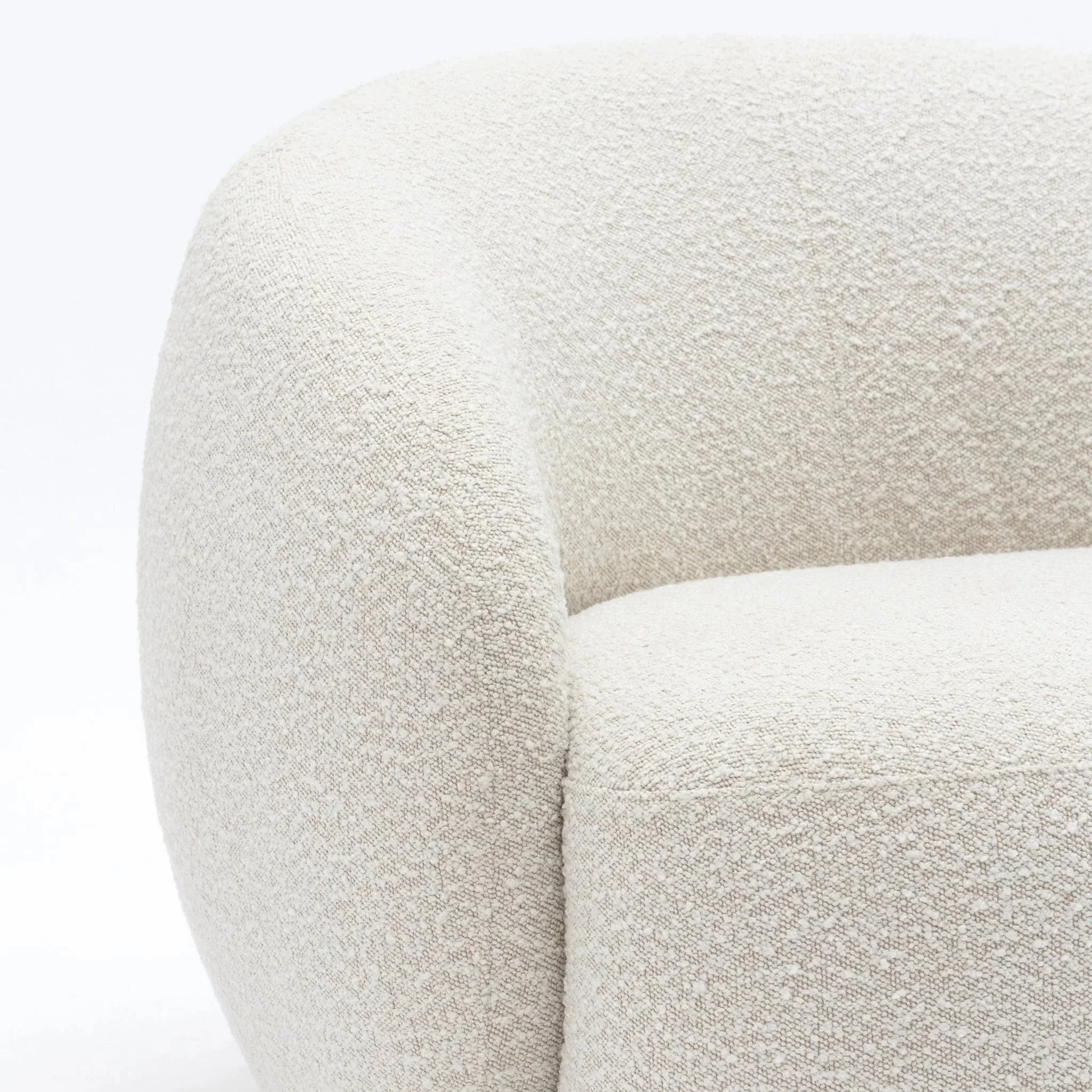 Homio Decor Boucle Curved Chair