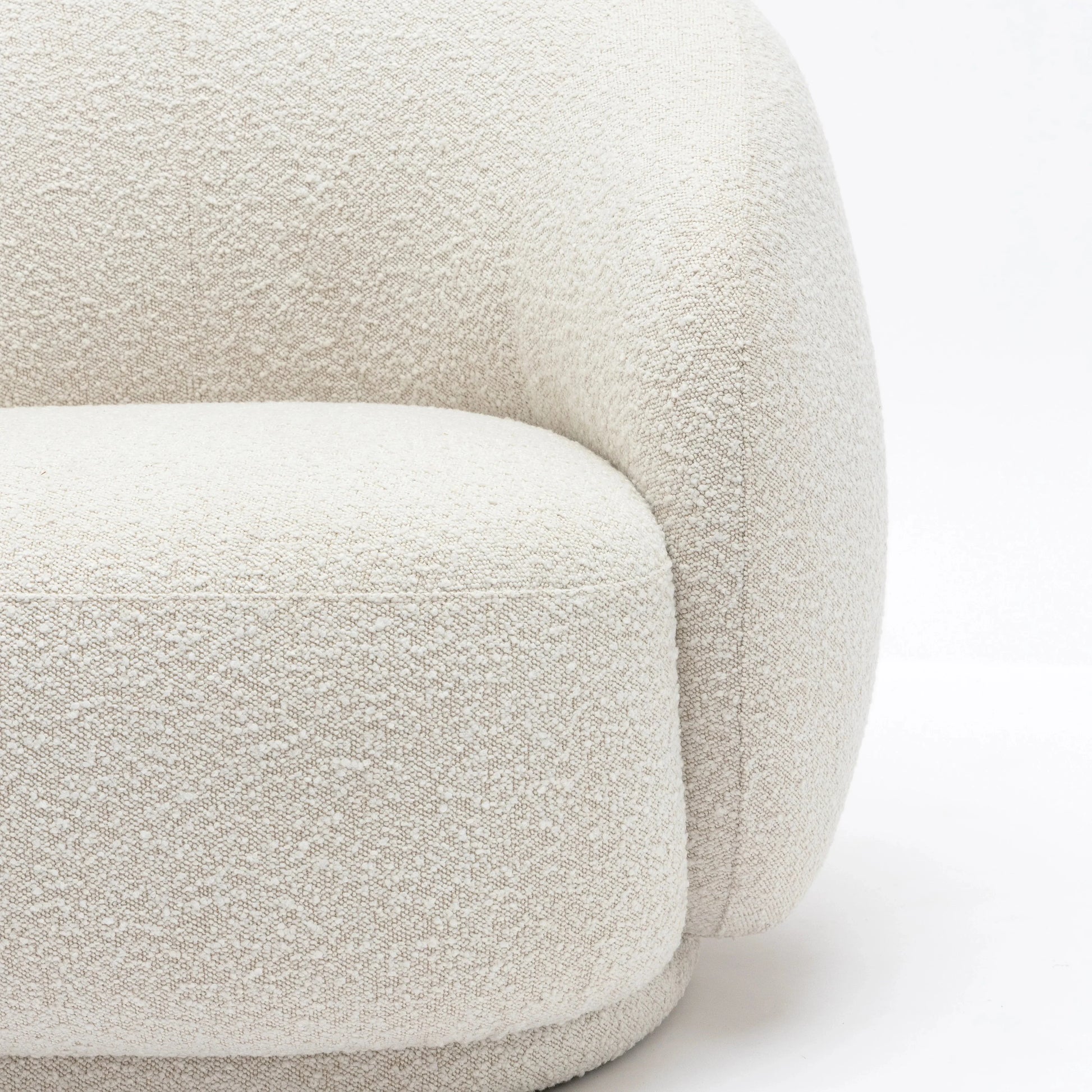 Homio Decor Boucle Curved Chair