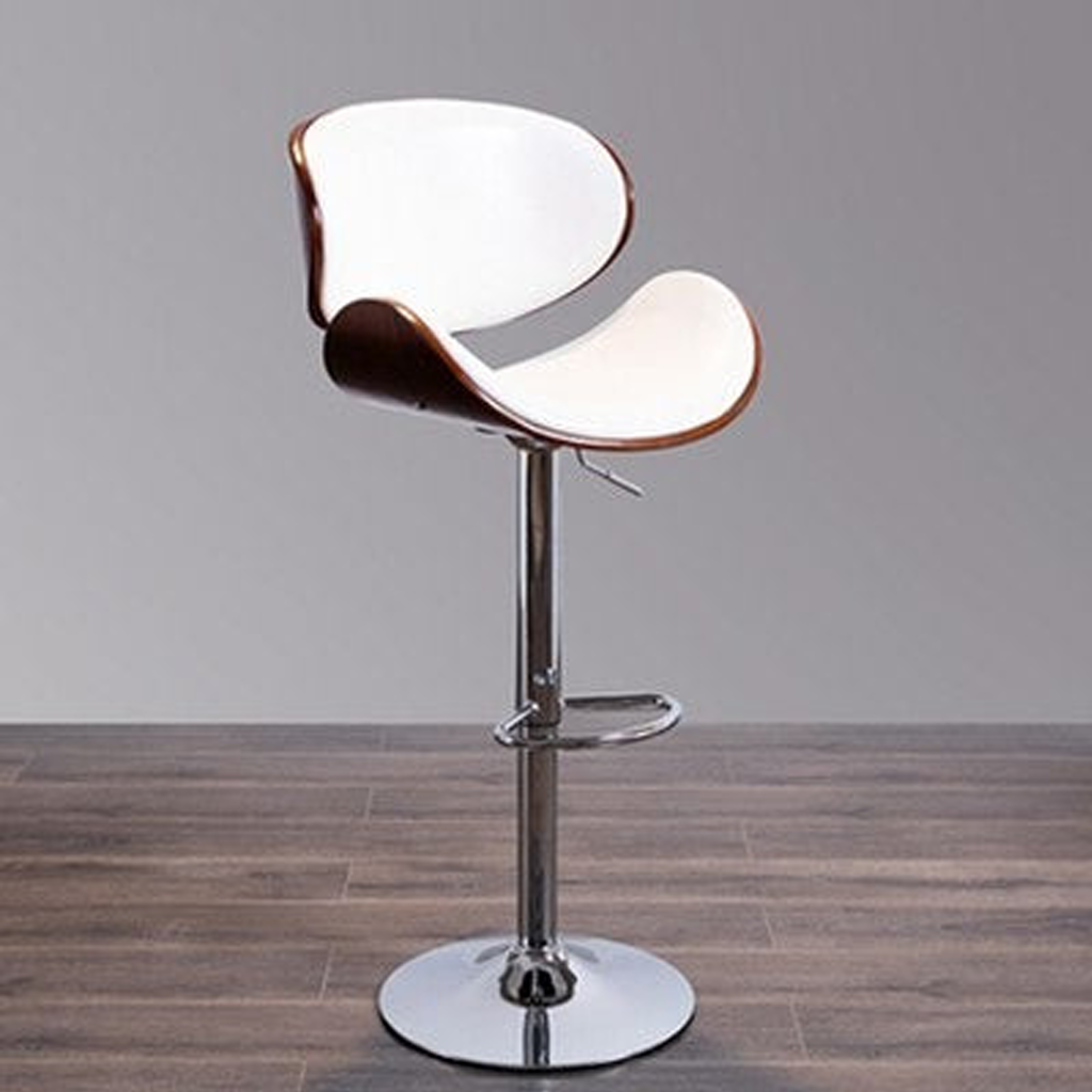 Classic Leather Bar Stool - Homio Decor