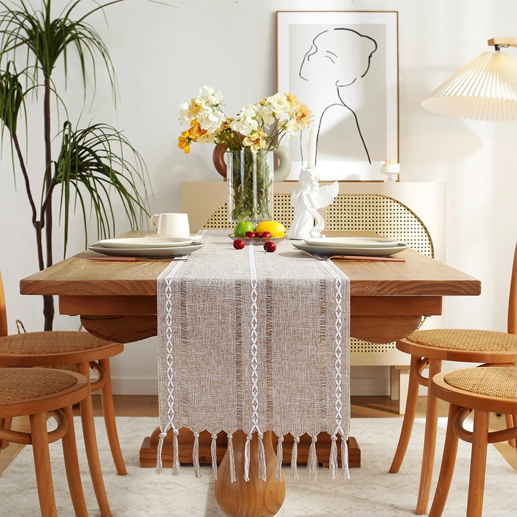 Linen Table Runner - Homio Decor