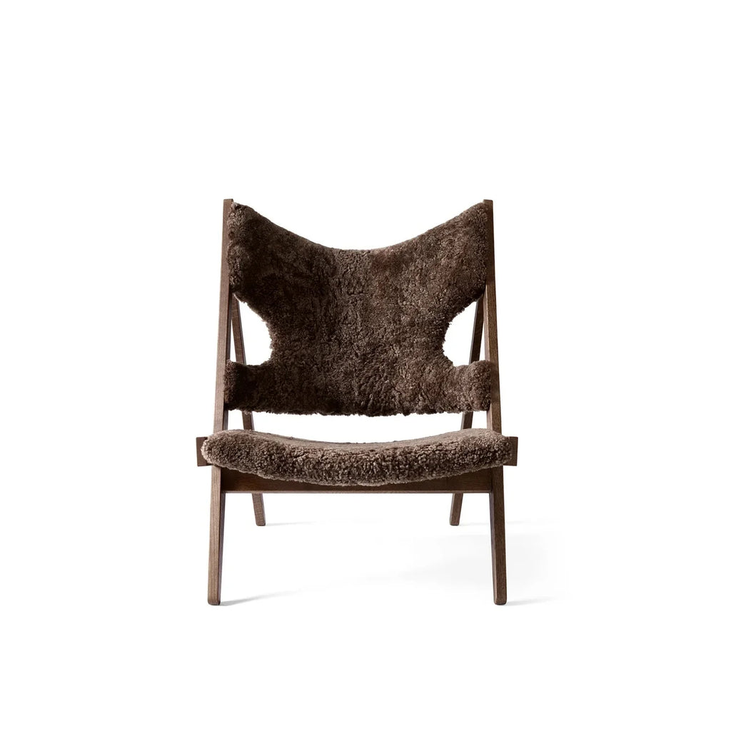 Homio Decor Coffee / Dark Oak Alpina Sheepskin Armchair