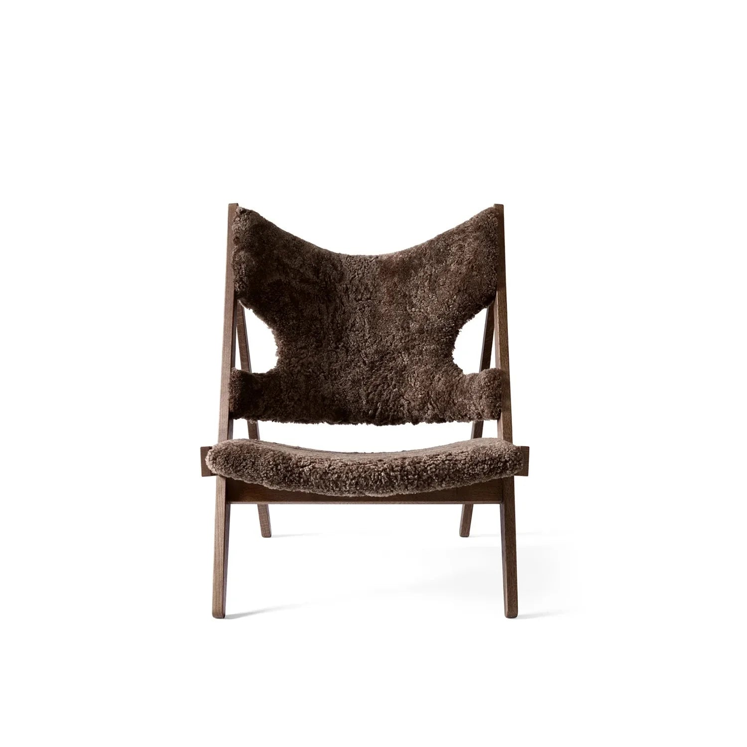 Homio Decor Coffee / Dark Oak Alpina Sheepskin Armchair