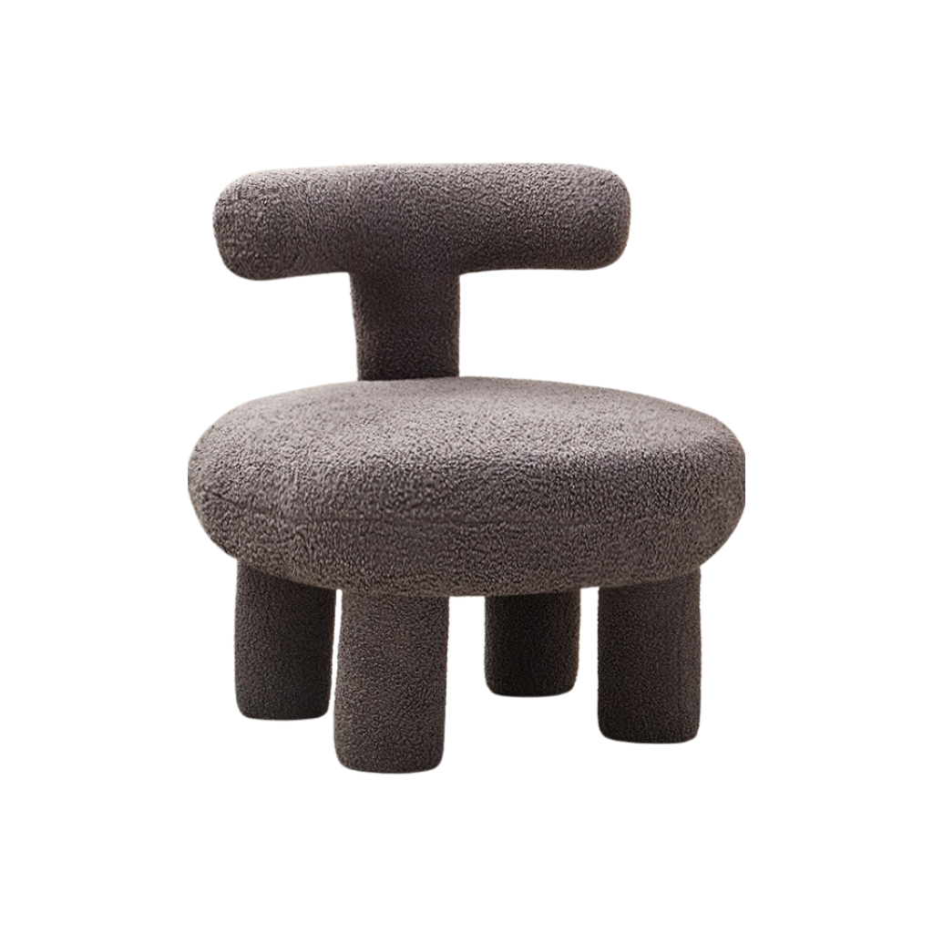 Large Lambswool Lounge Chair - Homio Decor