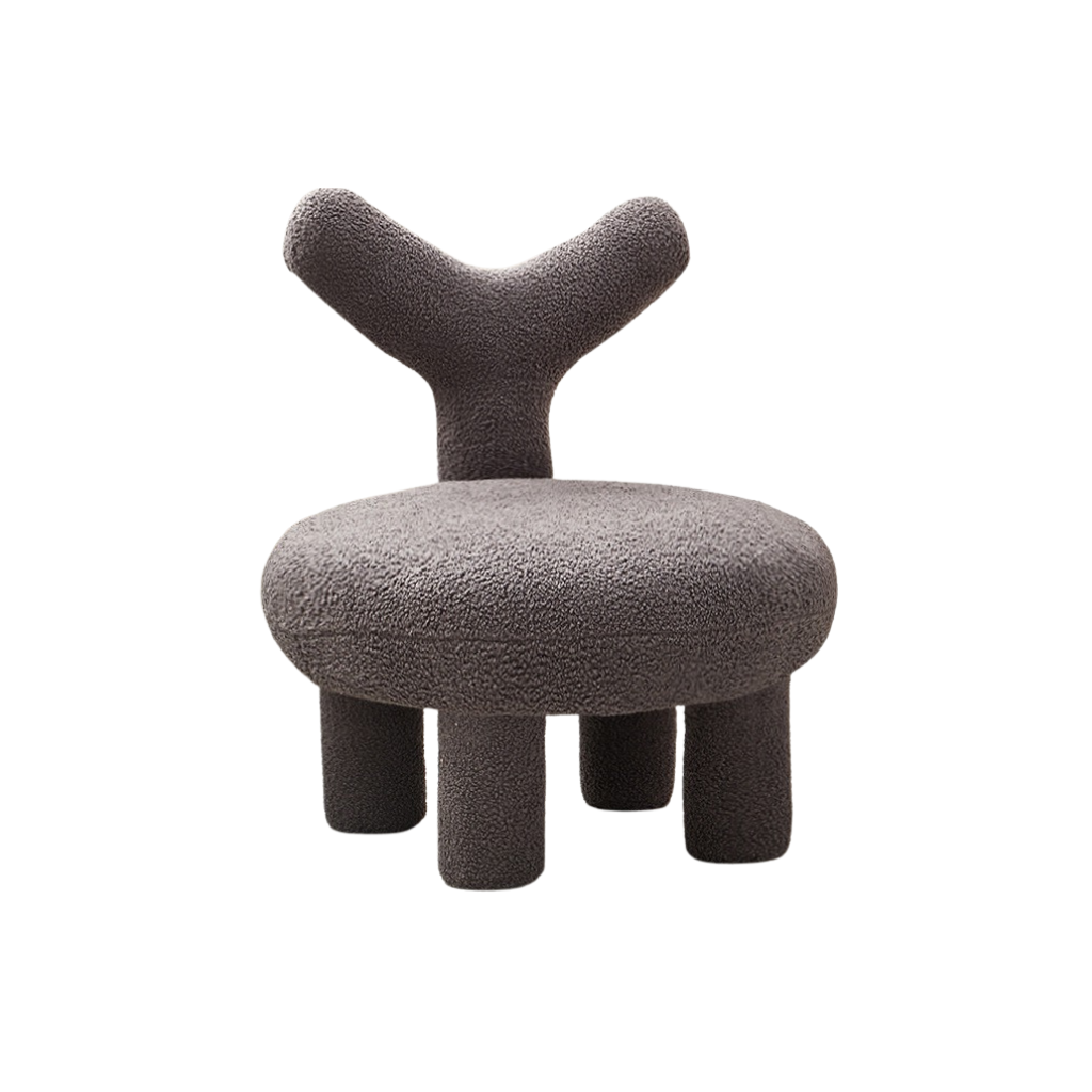 Large Lambswool Lounge Chair - Homio Decor