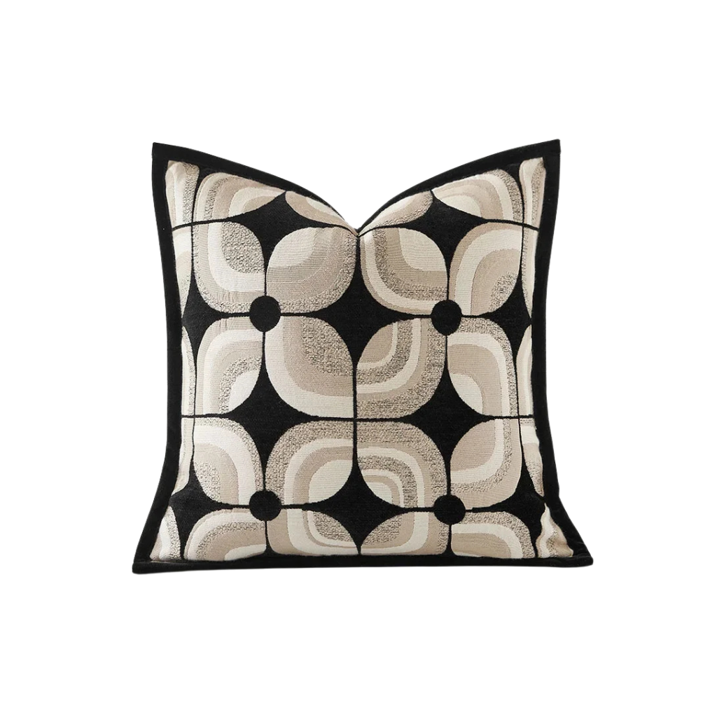 Homio Decor Decorative Accessories 45x45cm Noir Bloom Cushion