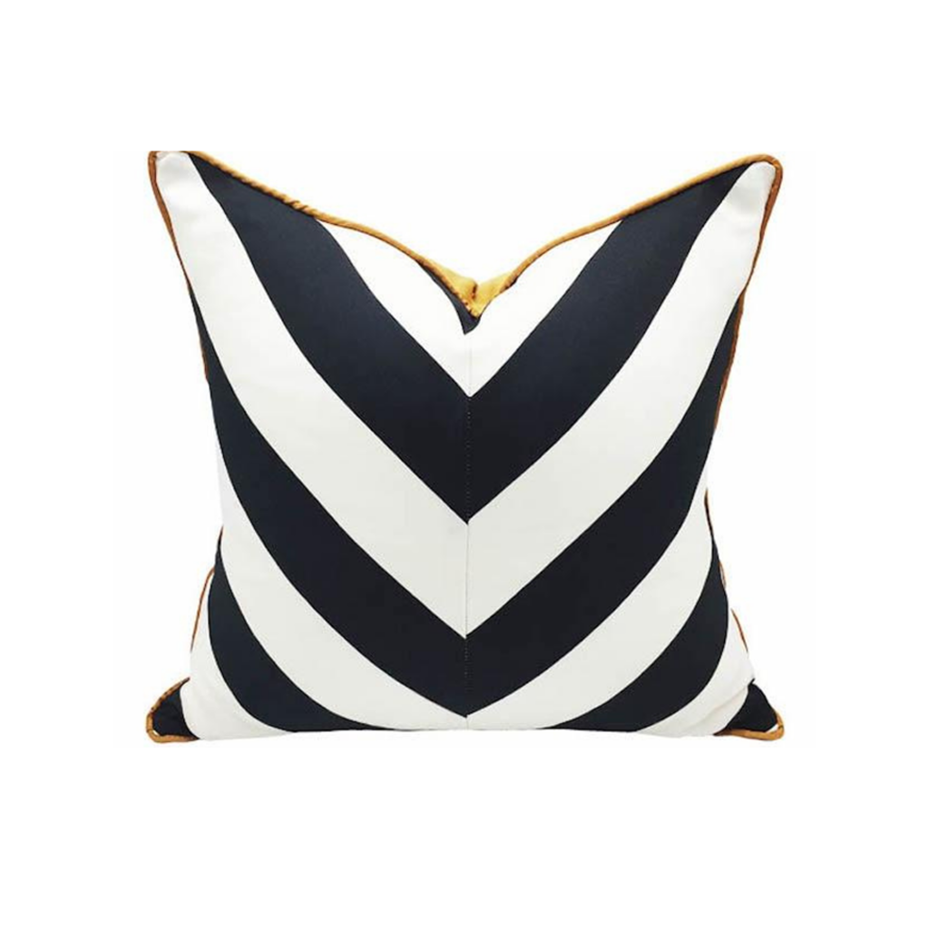 Black Wave Pillowcase - Homio Decor