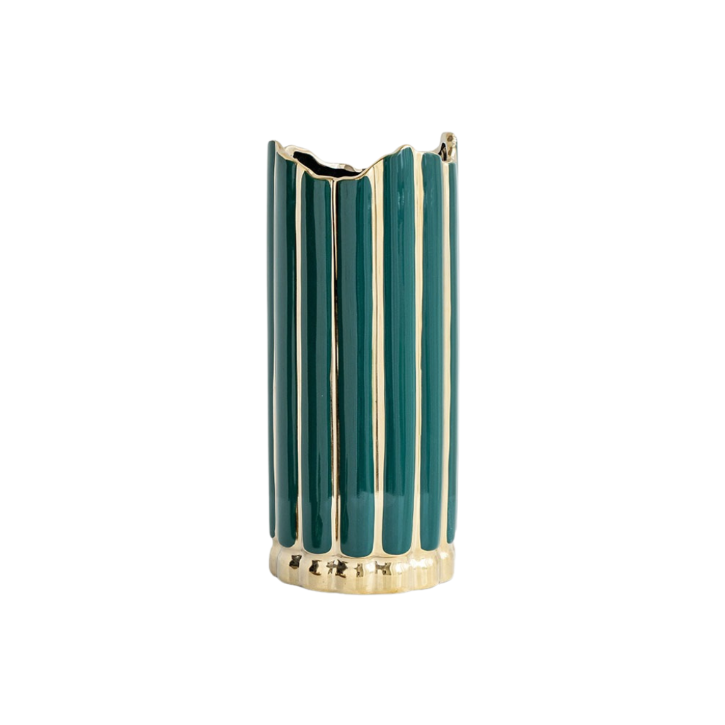Luxury Gilded Ceramic Vase - Homio Decor