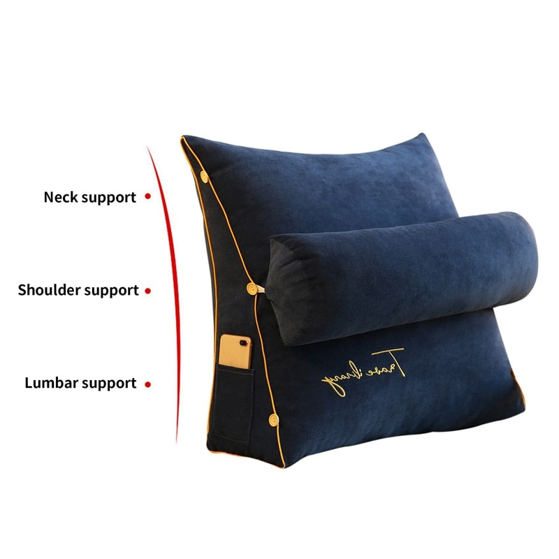 Reading Cushion with Pocket - Homio Decor