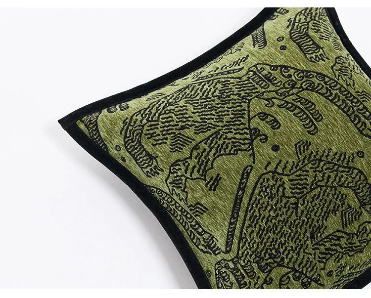 Homio Decor Decorative Accessories Savannah Green Designer Cushion