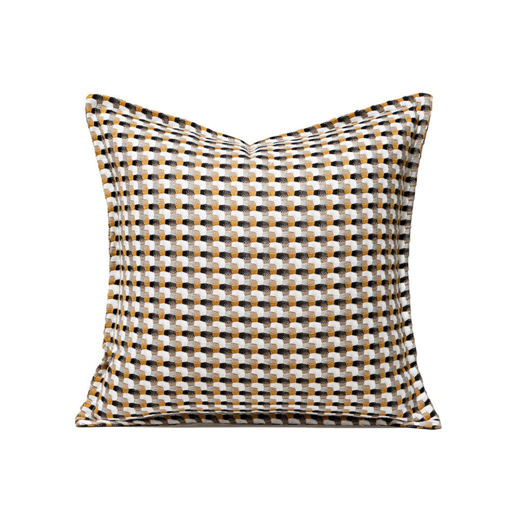 Nordic Knitted Leather Pillowcase - Homio Decor