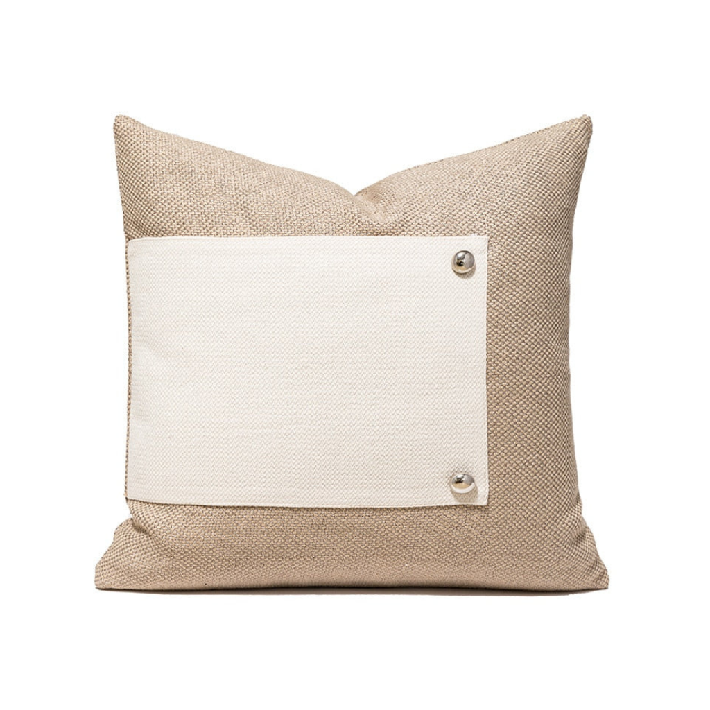 Nordic Knitted Leather Pillowcase - Homio Decor