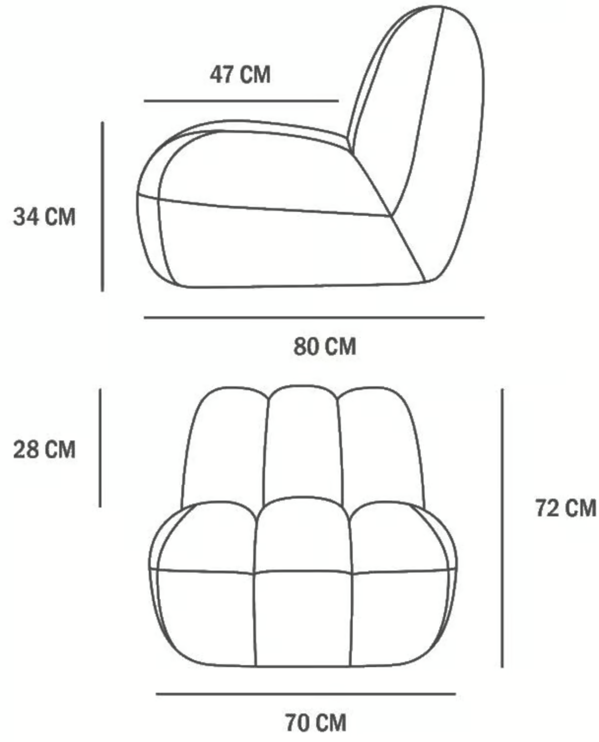Homio Decor Dedo Chair