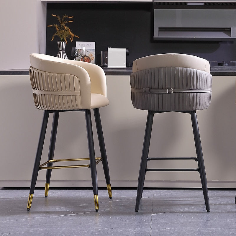 High-End Turkish Design Counter Stool - Homio Decor