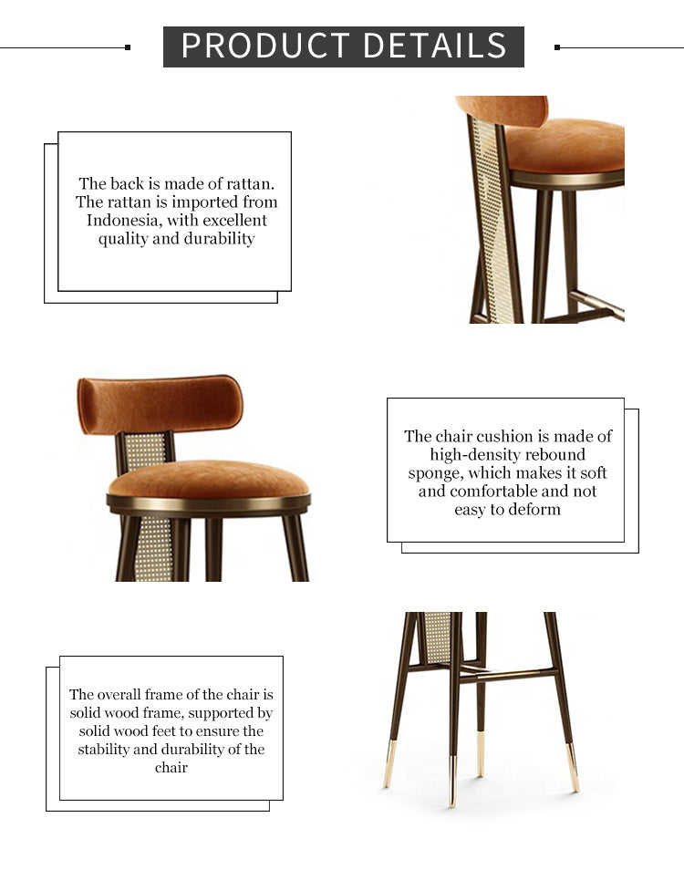 Designer High Feet Bar Stool - Homio Decor