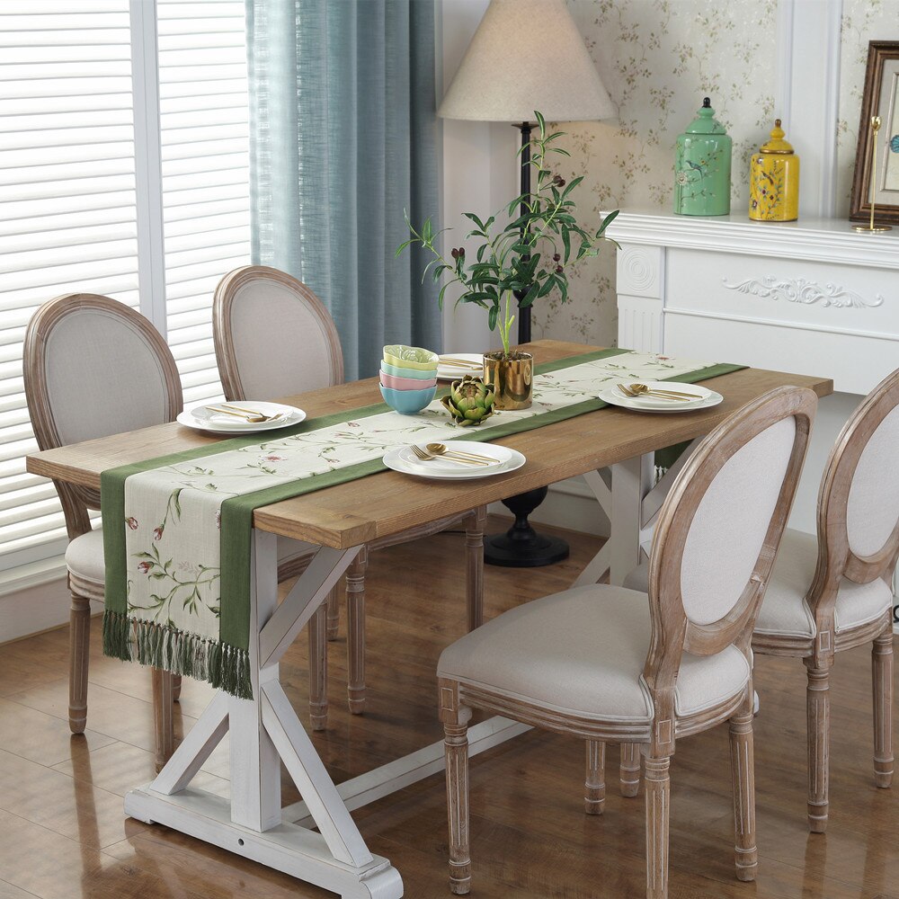 Elegant Spring Table Runner - Homio Decor
