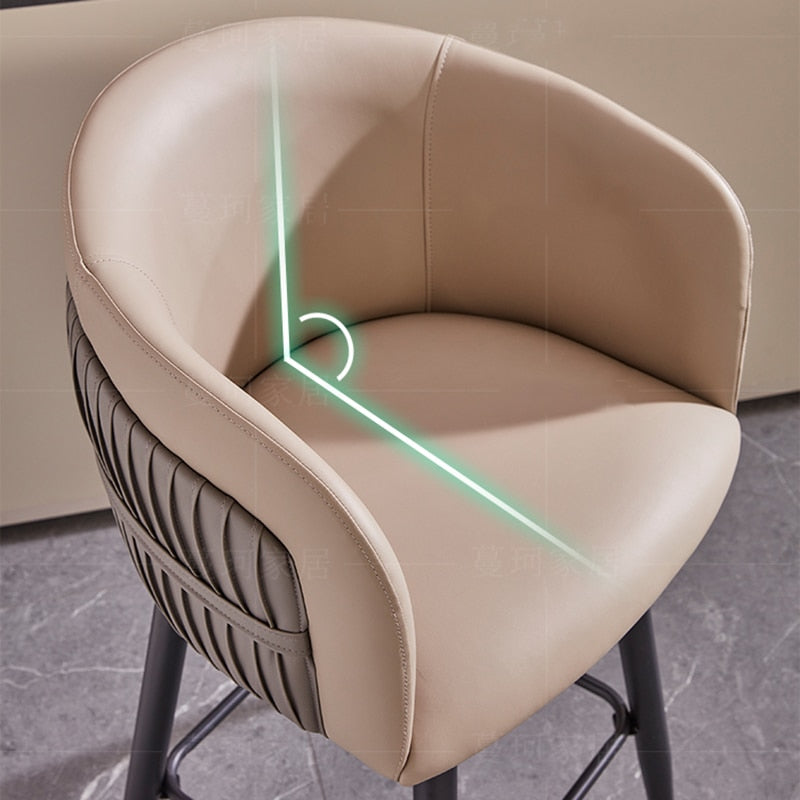 High-End Turkish Design Counter Stool - Homio Decor