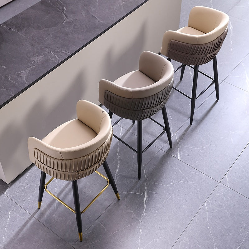 High-End Turkish Design Counter Stool - Homio Decor