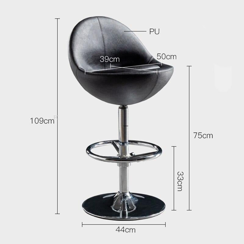 Luxury Hotel Lobby Style Bar Chair - Homio Decor