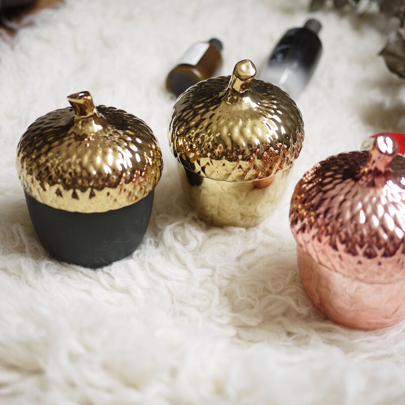 Pine Cone Ceramic Jar - Homio Decor