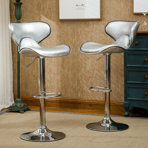Adjustable Masaccio Bar Stool (Set of 2) - Homio Decor