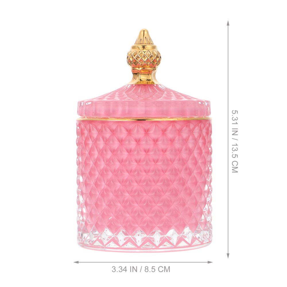 Multicolour Glass Storage Jar - Homio Decor