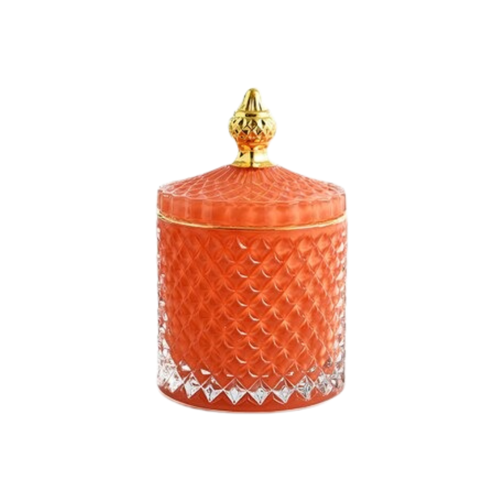 Multicolour Glass Storage Jar - Homio Decor