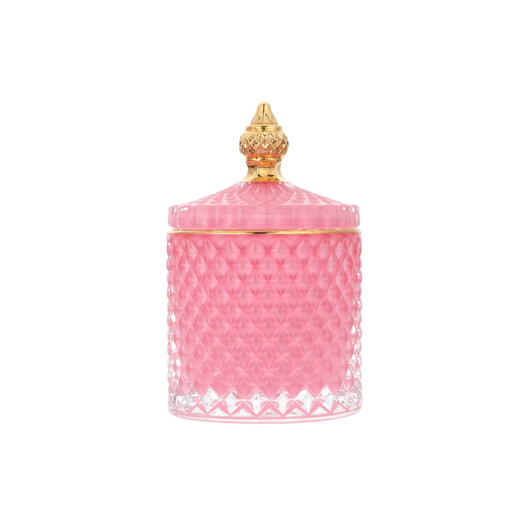Multicolour Glass Storage Jar - Homio Decor