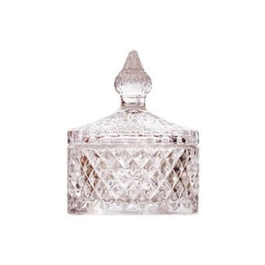 Multicolour Glass Storage Jar - Homio Decor