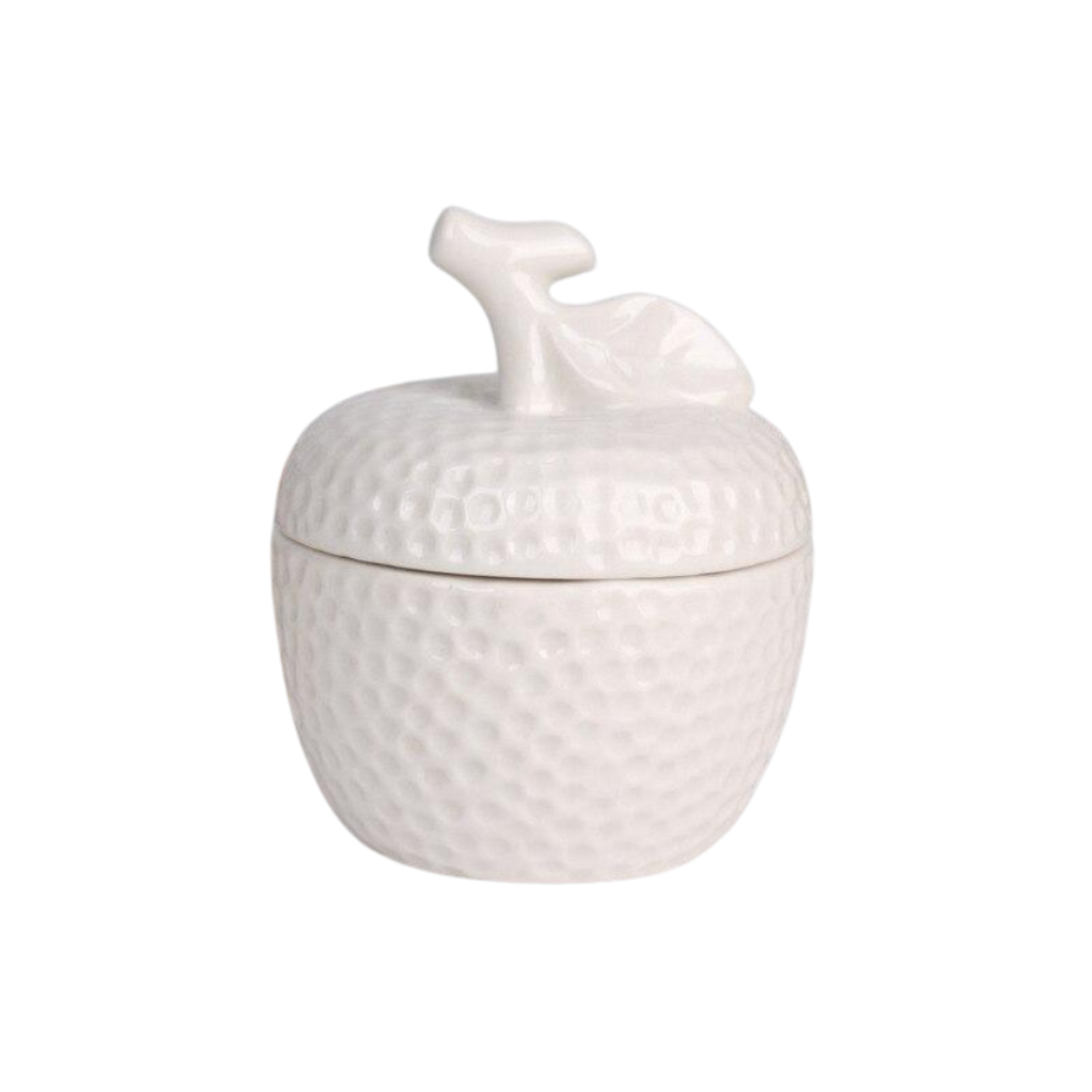 Gold Fruit Shaped Ceramic Jar - Homio Decor